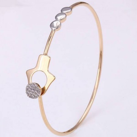 Невообразимый позолоченный браслет- 51036  фото | Brulik