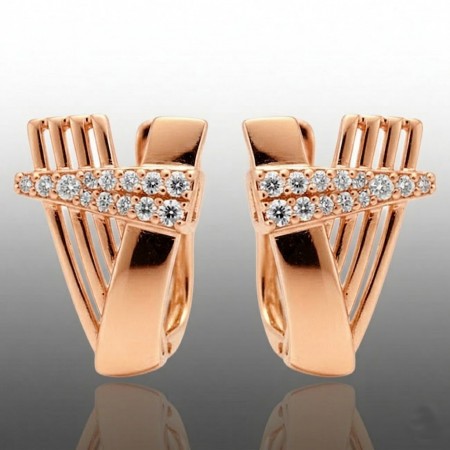 Позолочені сережки  Xuping 24788 фото | Brulik