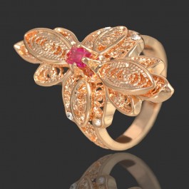 Позолоченное кольцо Fallon 8323480