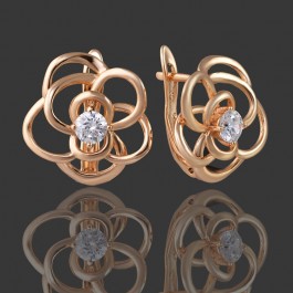 Позолоченные серьги  XP 20197