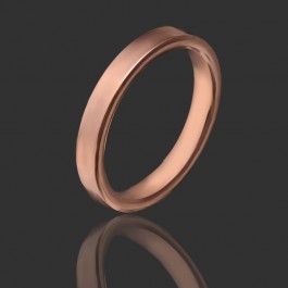 Стальное позолоченное кольцо 82