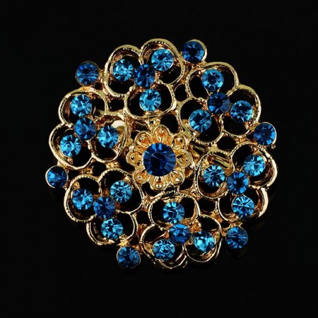 Брошь с фианитами 25317 фото | Brulik