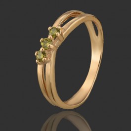 Позолоченное кольцо  Fallon 8323822