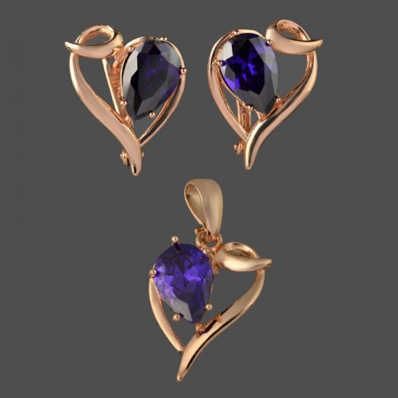 Позолоченный комплект Fallon 81200177 фото | Brulik