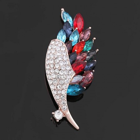 Брошь XP 8196-мультиколор фото | Brulik