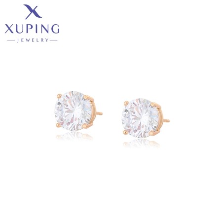 Позолочені сережки гвоздики Xuping S00169393 фото | Brulik