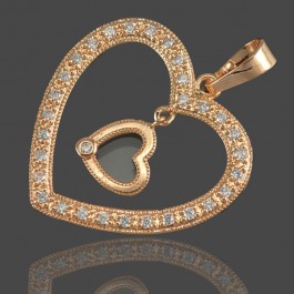 Позолоченный кулон 