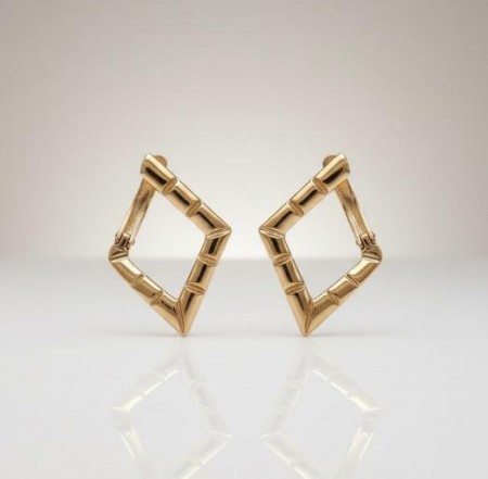 Позолочені сережки Xuping 24343 фото | Brulik