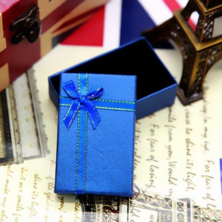 Подарочная коробочка синяя фото | Brulik