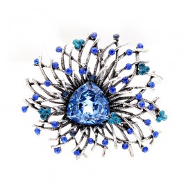 Брошь 8536- синий