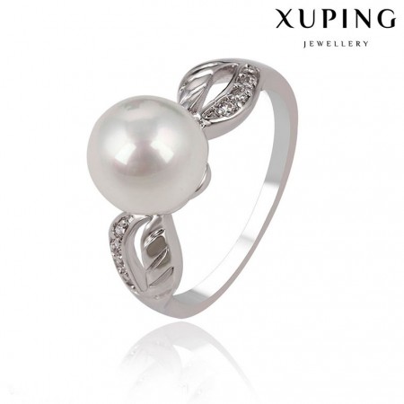 Элегантное кольцо с жемчугом XP 13761 фото | Brulik