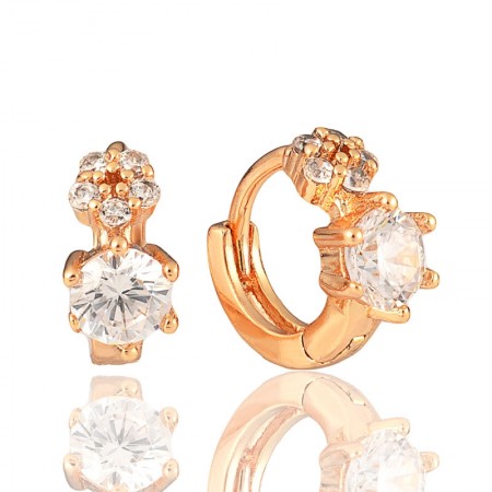 Позолоченные серьги xuping 21289 фото | Brulik