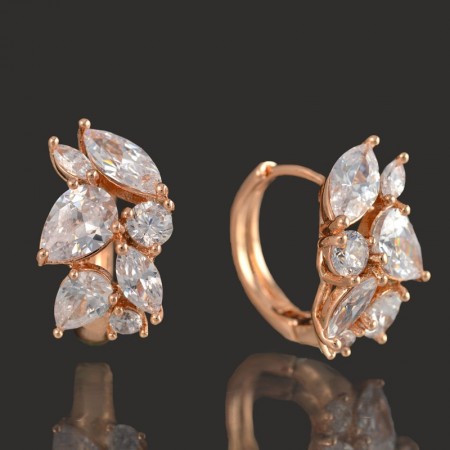 Позолоченные серьги Xuping 9837 фото | Brulik