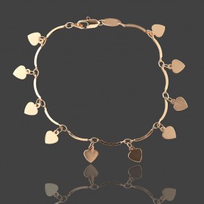 Позолочений браслет  Fallon 84190039-18 фото | Brulik