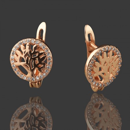 Позолоченные серьги Fallon 82201830 фото | Brulik