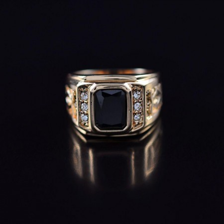 Позолоченное кольцо с фианитами Fallon 8320700 фото | Brulik