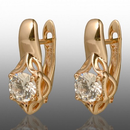 Позолочені сережки  Xuping 24742 фото | Brulik