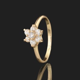 Позолоченное кольцо Fallon 8324278