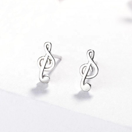 Серьги-гвоздики серебрянные W-127 фото | Brulik