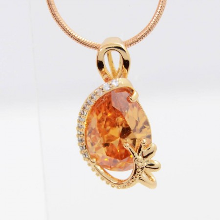 Чарующий кулон Xuping 32683-шампань фото | Brulik