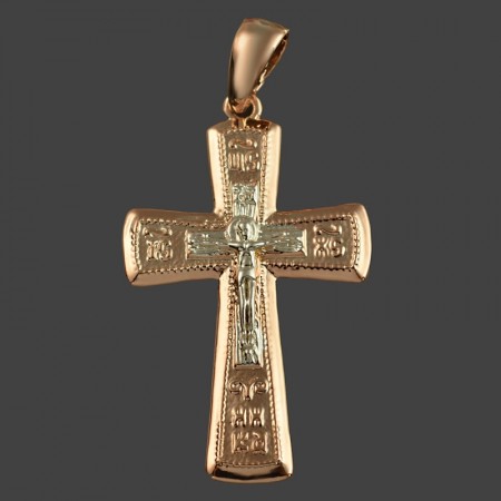 Позолоченный крестик Fallon 96100250 фото | Brulik