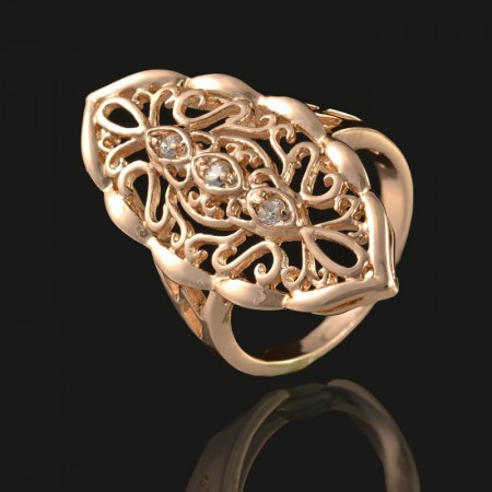 Позолоченное кольцо Fallon 8325782 фото | Brulik