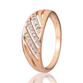 Позолоченна каблучка Fallon 93202099