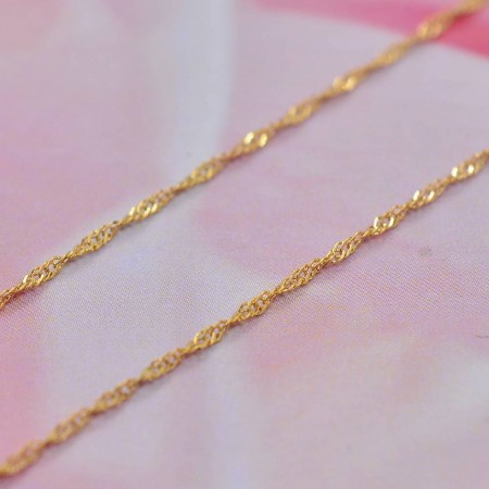 Позолоченная цепочка оптом 10-4117 фото | Brulik