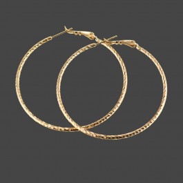 Позолоченные  серьги-кольца  XP 20406