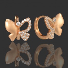 Позолоченные серьги 