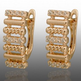 Позолочені сережки  Xuping 24738