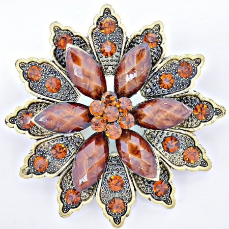 Брошь "Волшебный эдельвейс" 913080 фото | Brulik