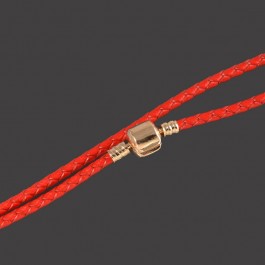 Кожаный шнурок красный XP 4785