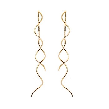 Позолоченные серьги Italina 12157300 фото | Brulik