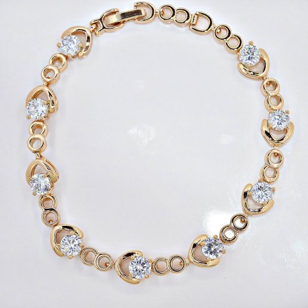 Женственный браслет  72723 - белый фото | Brulik