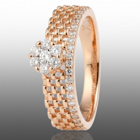 Позолочена каблучка Xuping 10953 фото | Brulik