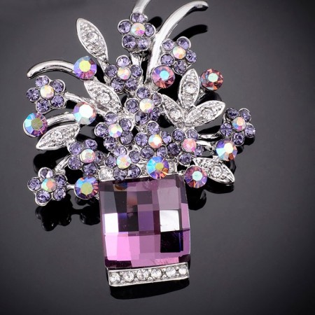 Стильная брошь-8430 фото | Brulik