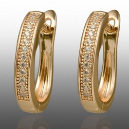 Позолочені сережки  Xuping 24747