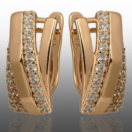 Позолочені сережки Xuping 24322