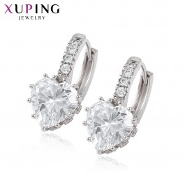 Серьги Xuping 80286-белый фианит
