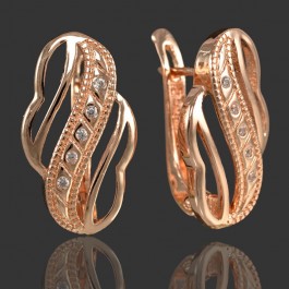 Позолоченные серьги Fallon 82200123