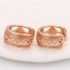 Прелестные серьги-колечки оптом 91039 фото | Brulik