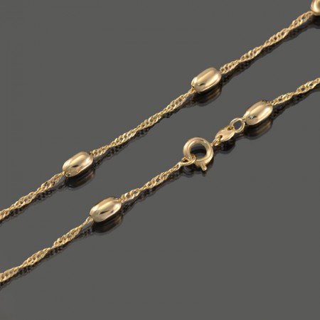 Позолоченная цепочка XP 4981-50 фото | Brulik