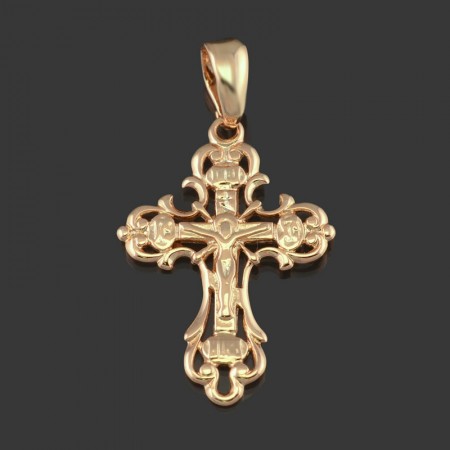 Позолочений хрестик Fallon 86100027 фото | Brulik
