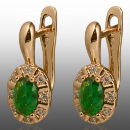 Позолочені сережки  Xuping 24787