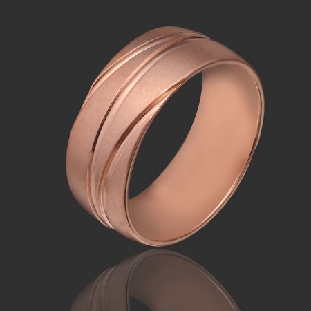 Стальное позолоченное кольцо 99 фото | Brulik