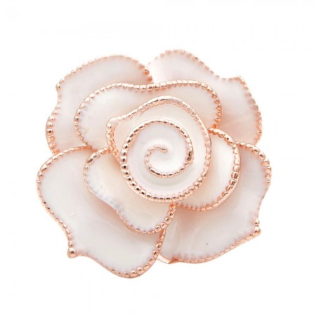 Брошь 8571-белый фото | Brulik