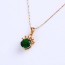 Изысканный кулон  31360-изумрудный фото | Brulik