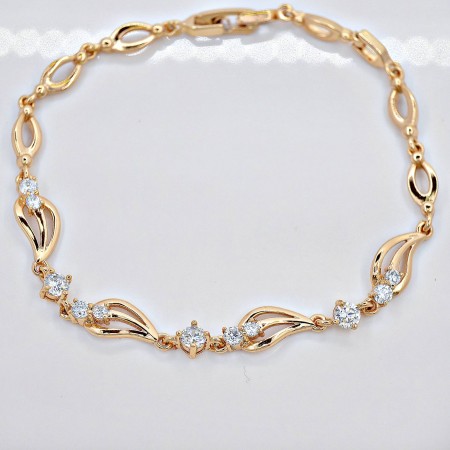 Милый браслет 72813 - белый фото | Brulik