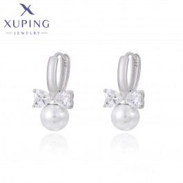 Позолочені сережки з перлинками  Xuping X001104415